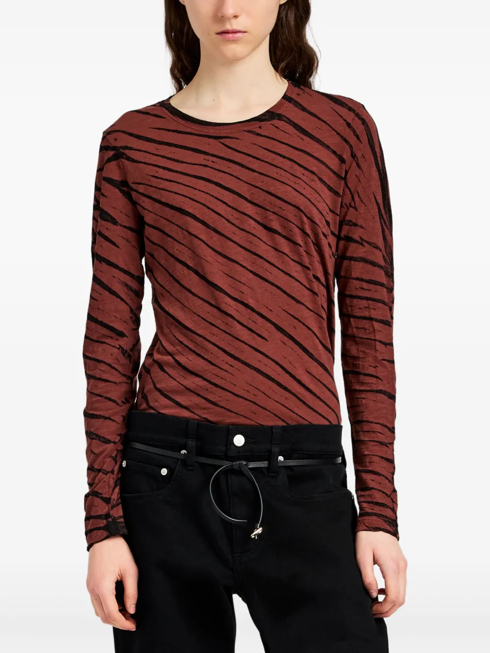 Proenza Schouler Mia T-shirt Bruin