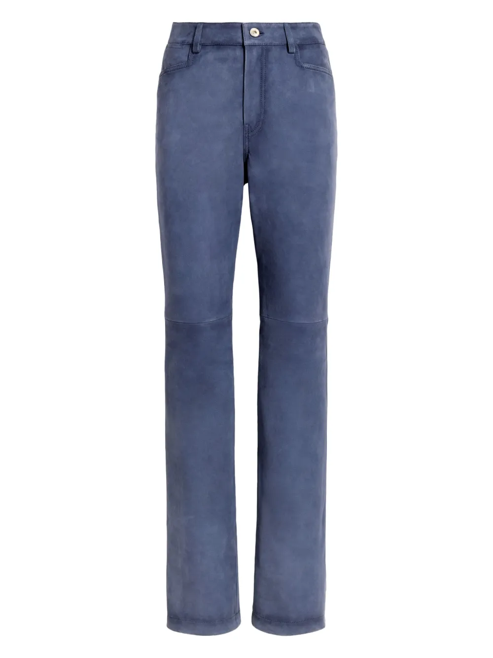 Proenza Schouler White Label Leren broek Blauw