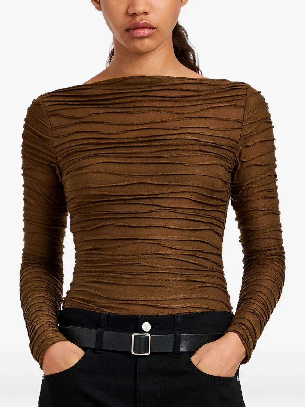 Proenza Schouler White Label Paloma top Bruin