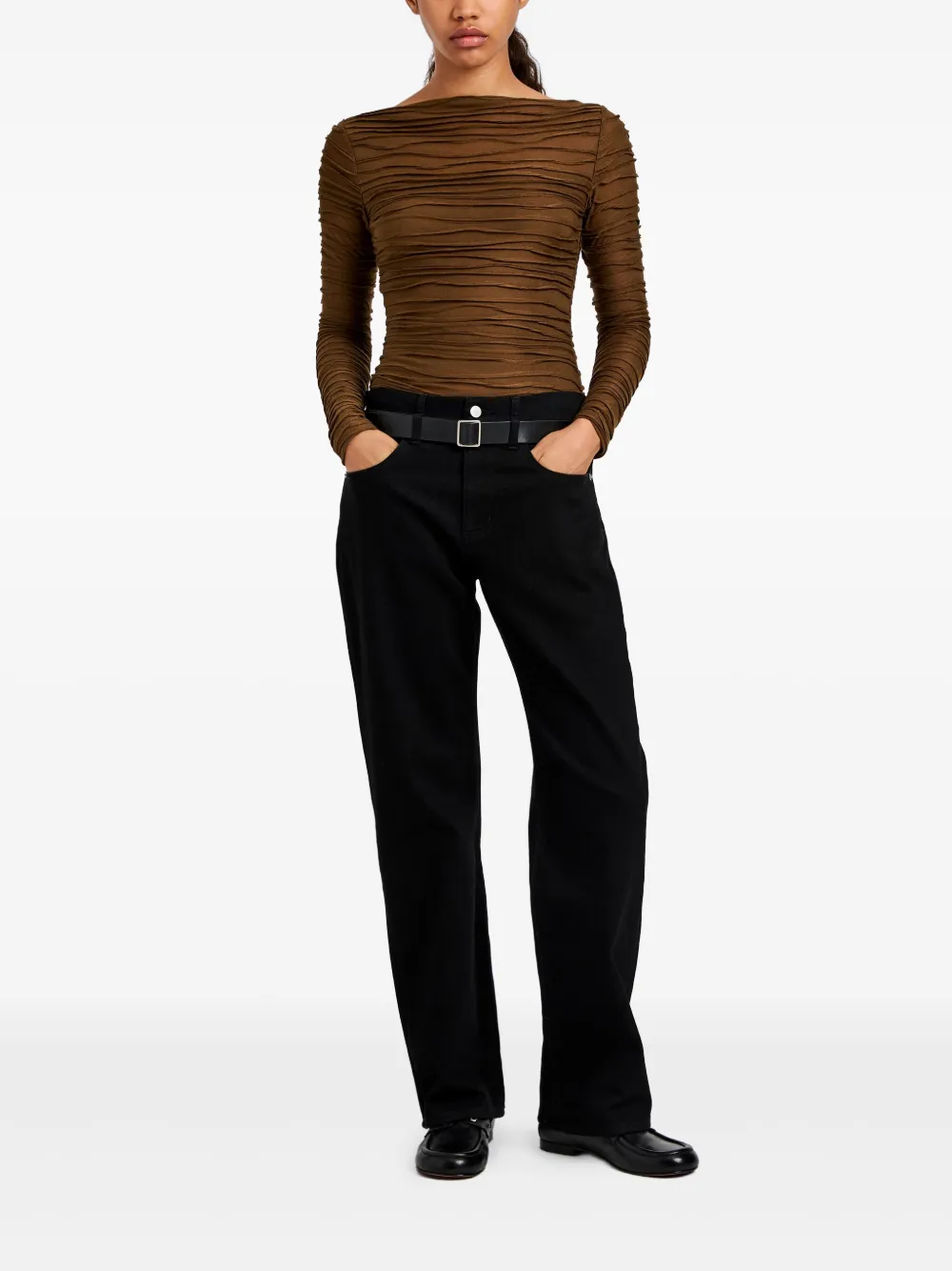Proenza Schouler White Label Paloma top Bruin