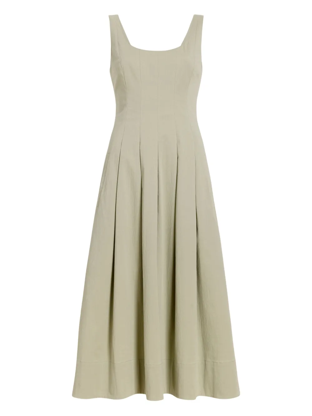 Proenza Schouler White Label Pleated Midi Dress In Neutral