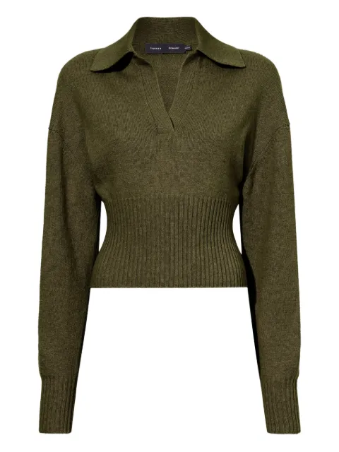 Proenza Schouler polo-neck ribbed sweater