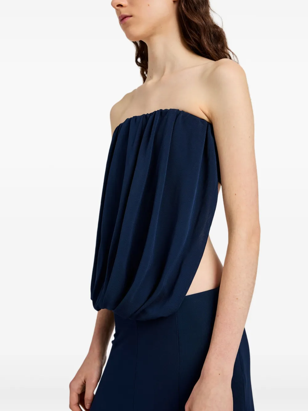 Proenza Schouler Yael maxi-jurk Blauw