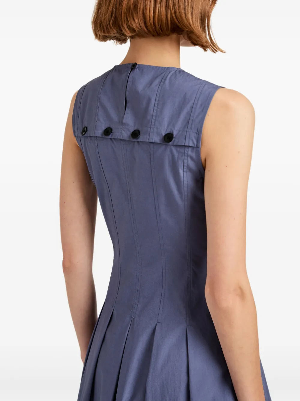 Proenza Schouler White Label Mouwloze jurk Blauw