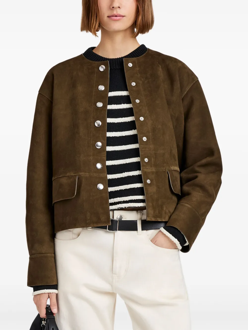 Proenza Schouler White Label Jack met knopen Bruin