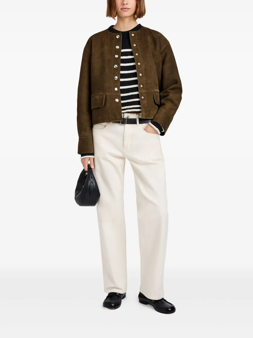 Proenza Schouler White Label Jack met knopen Bruin