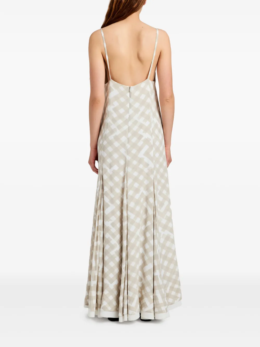 Proenza Schouler June maxi-jurk Beige