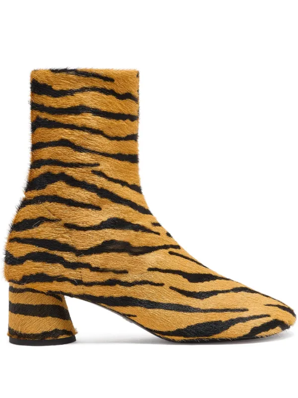 Proenza Schouler Glove Ankle Boots in Orange