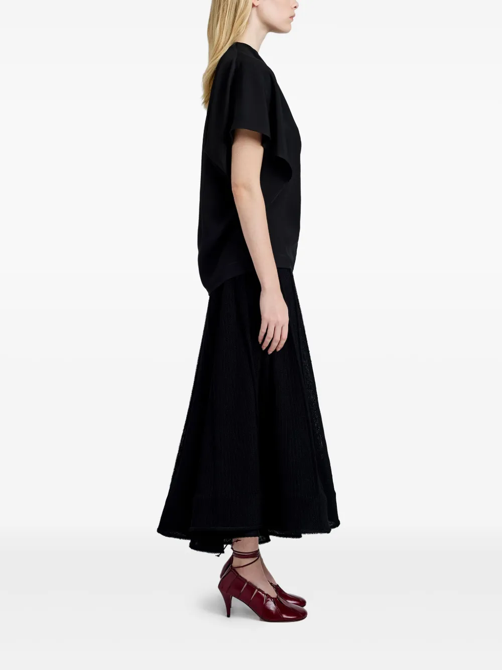 Proenza Schouler Etta blouse Zwart