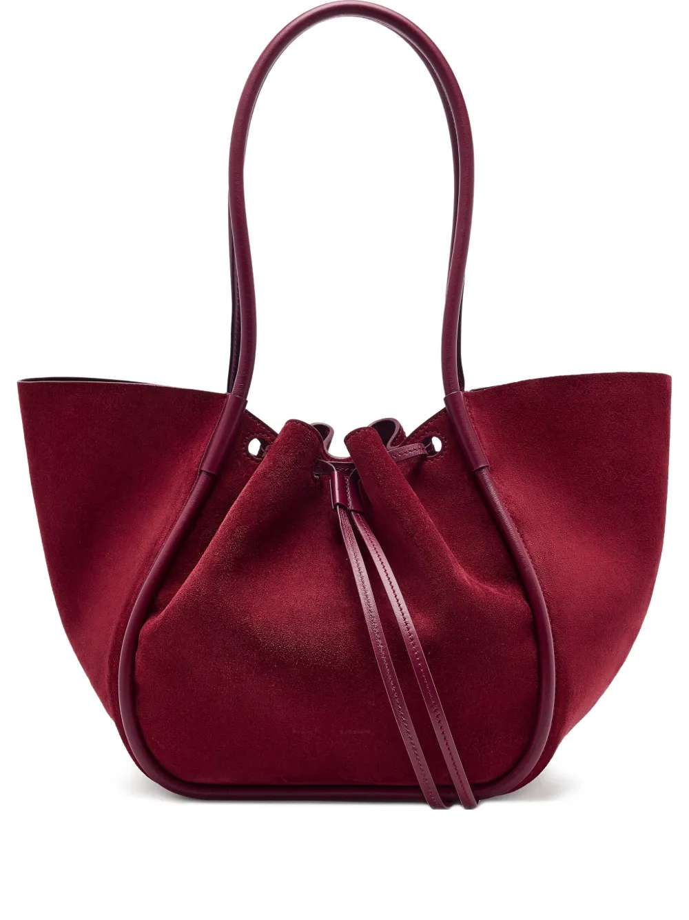 Proenza Schouler Ruched grote shopper Rood