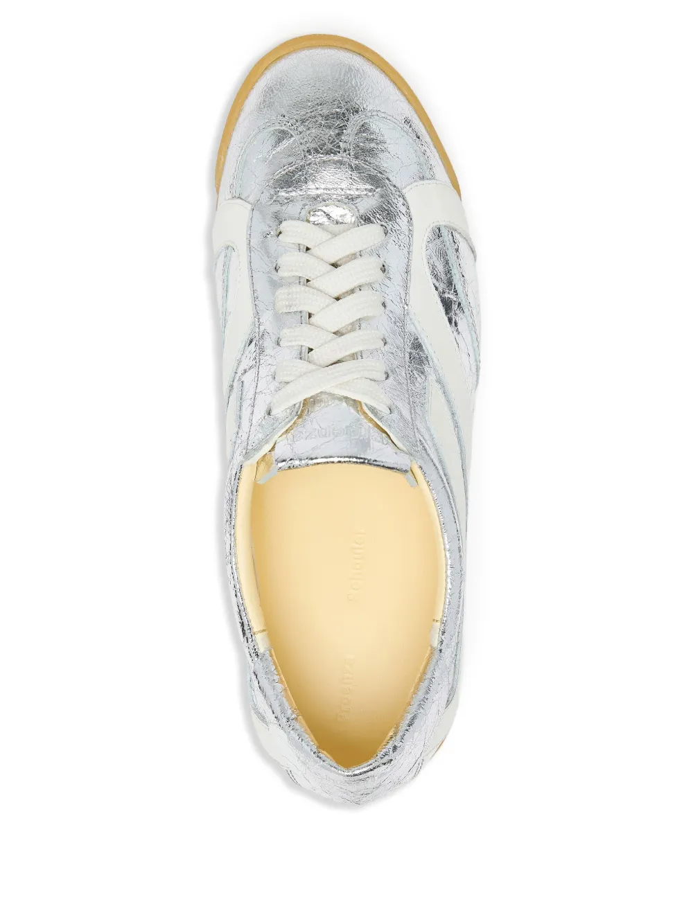 Proenza Schouler leather sneakers Silver