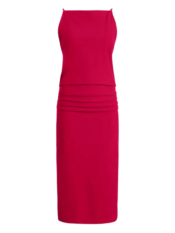Proenza Schouler Priya Midi Dress in Red