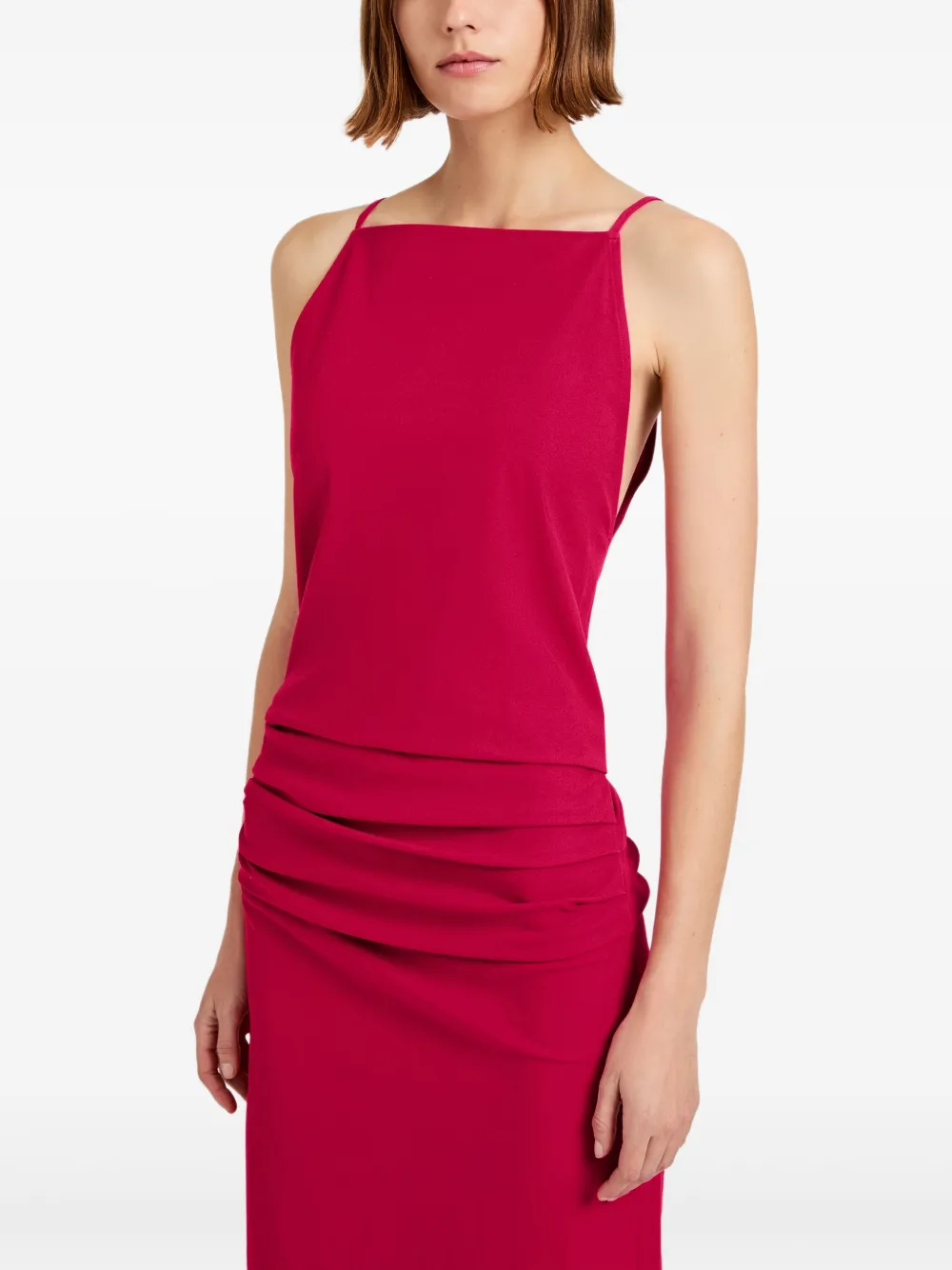 Proenza Schouler Priya midi-jurk Rood