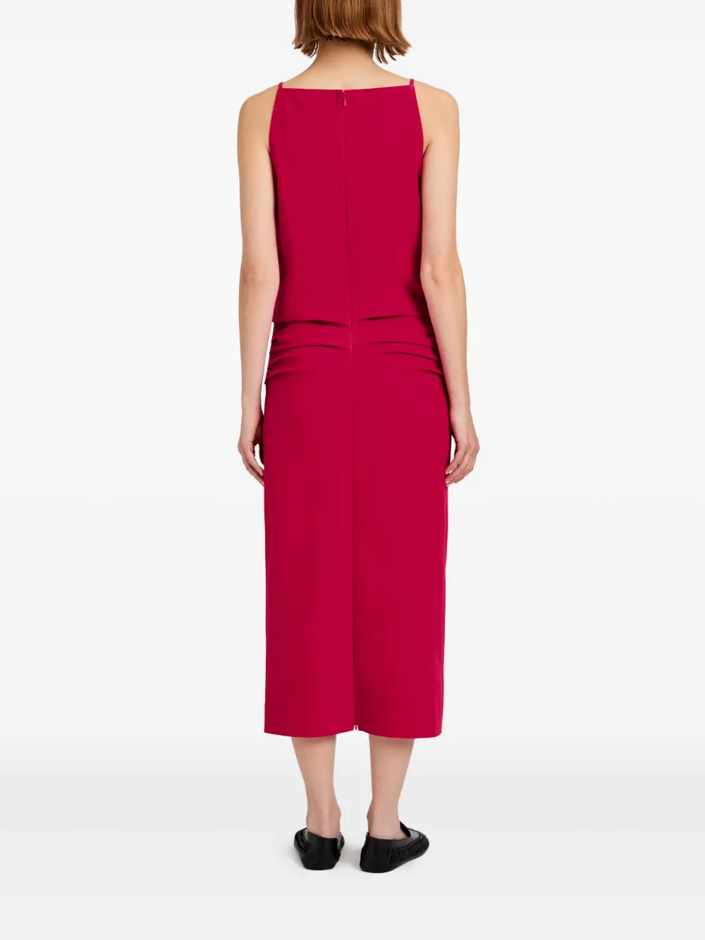 Proenza Schouler Priya midi-jurk Rood