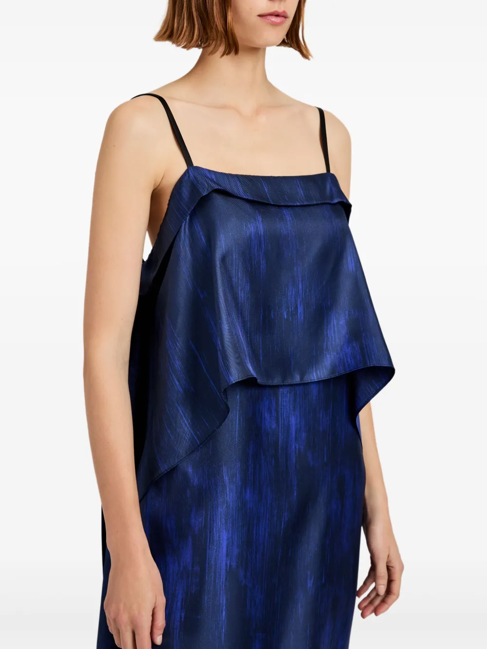 Proenza Schouler Wilma midi-jurk Blauw