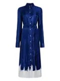 Proenza Schouler Amaya silk dress - Blue