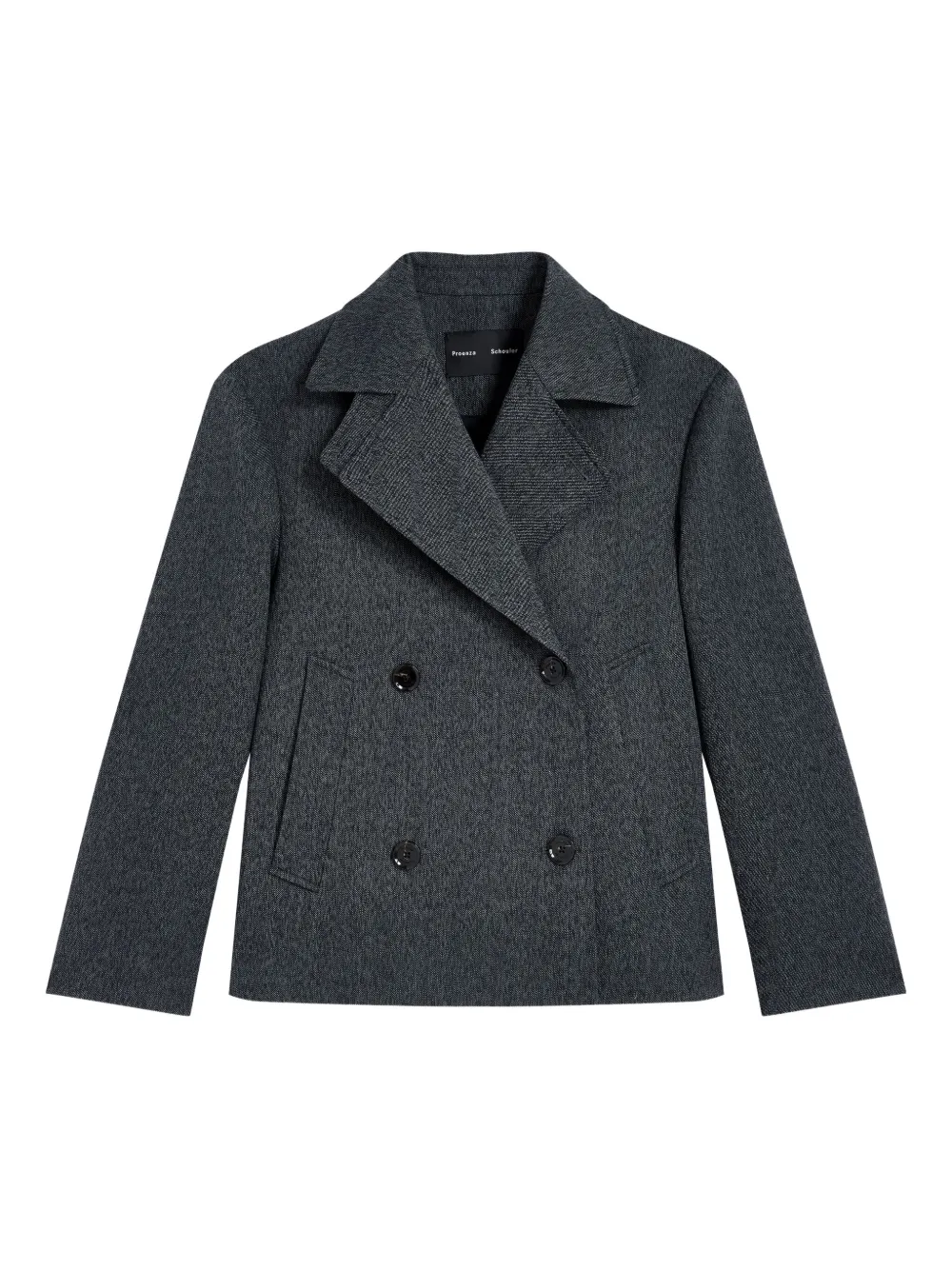 Proenza Schouler Nola dubbele rij knopen blazer Grijs