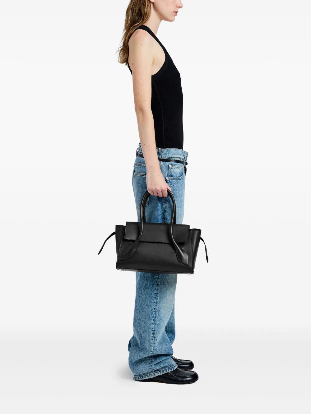 Proenza Schouler Tate kleine shopper - Zwart
