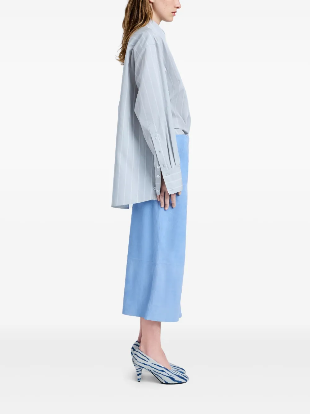 Proenza Schouler Midi-rok Blauw