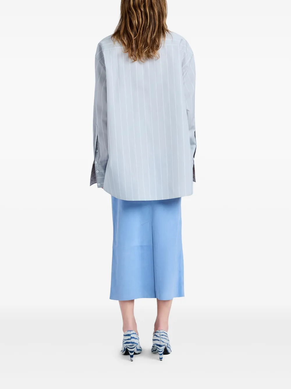 Proenza Schouler Midi-rok Blauw