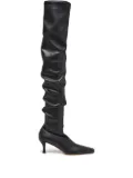 Proenza Schouler 60mm over-the-knee boots - Black