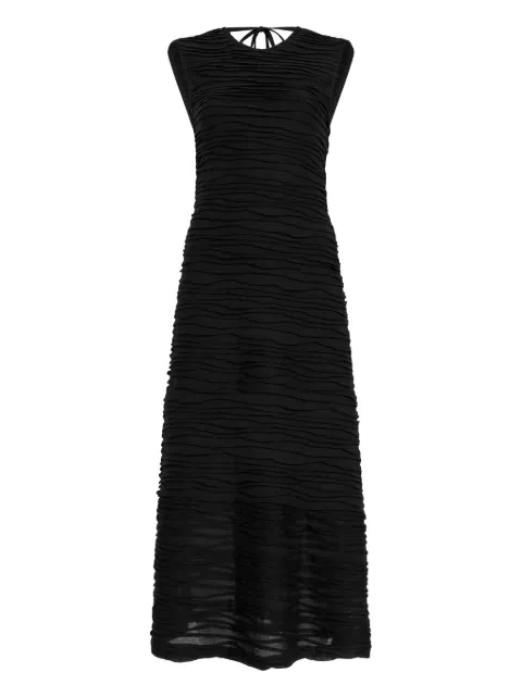 Proenza Schouler White Label فستان أسود بكرانيش