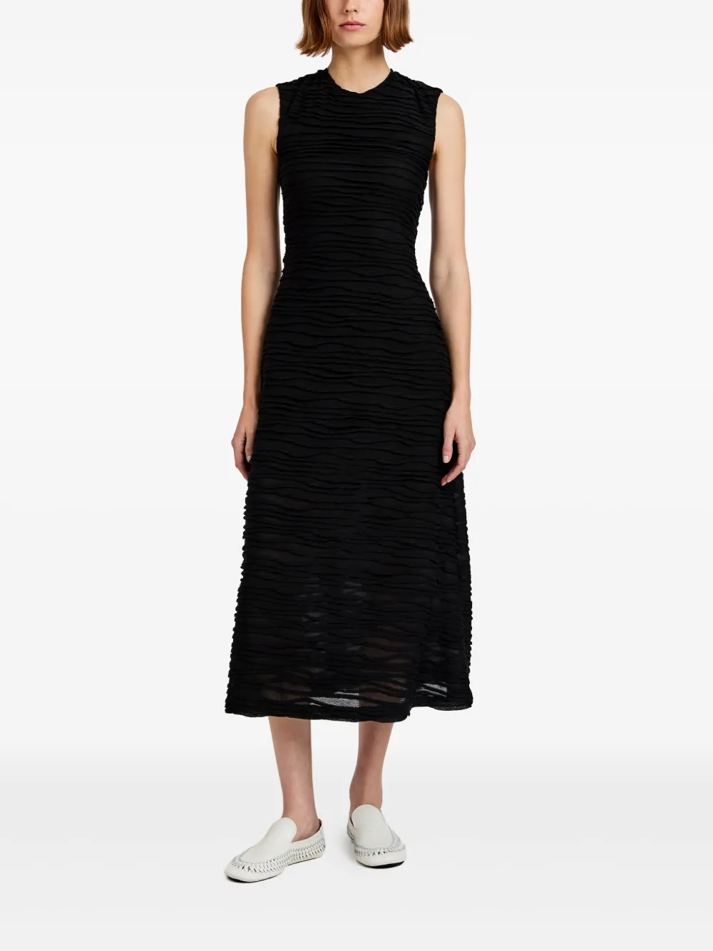 Proenza Schouler White Label ruffled black dress | Day Dresses | Image 2