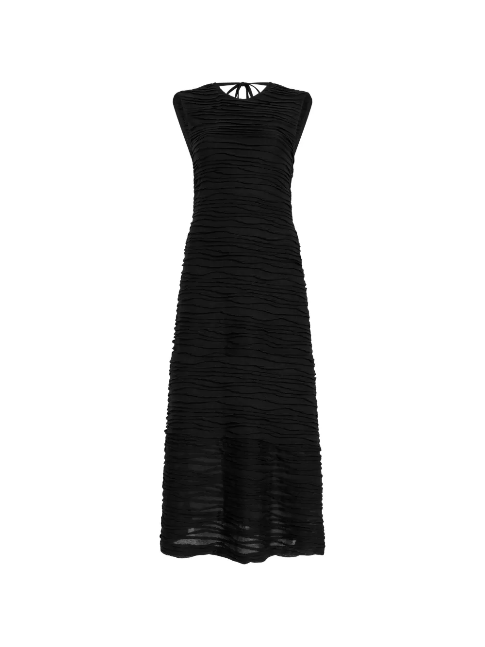 Proenza Schouler White Label Jurk met ruches Zwart
