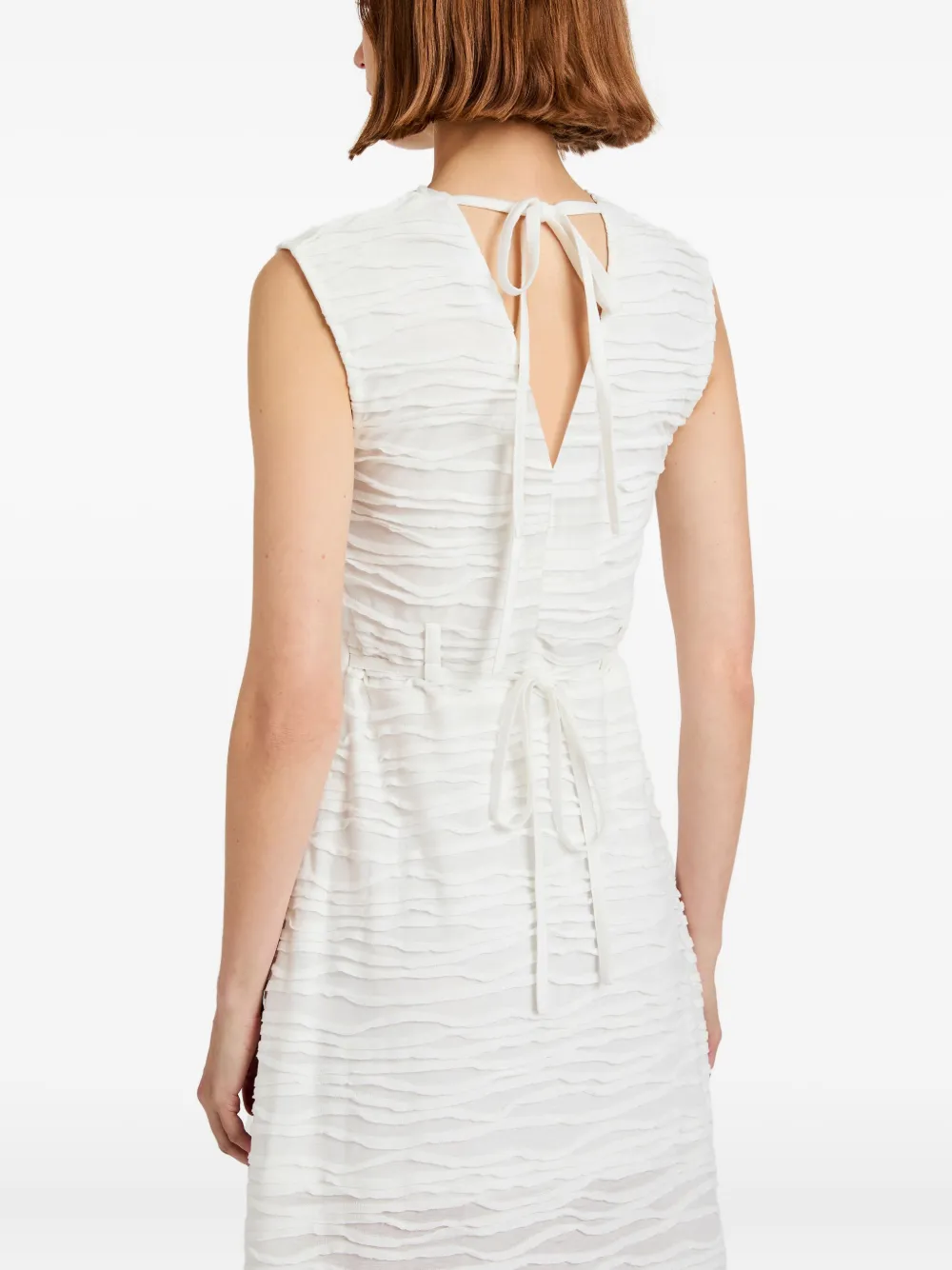 Proenza Schouler White Label Laura textured sleeveless midi dress Wit