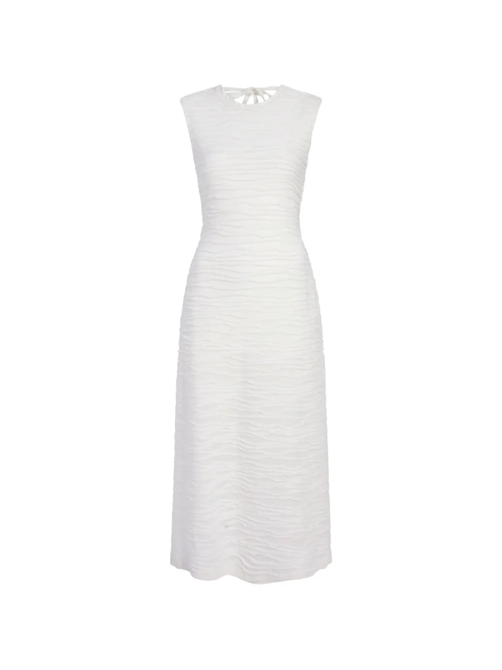 Proenza Schouler White Label Laura mouwloze midi-jurk met textuur Wit