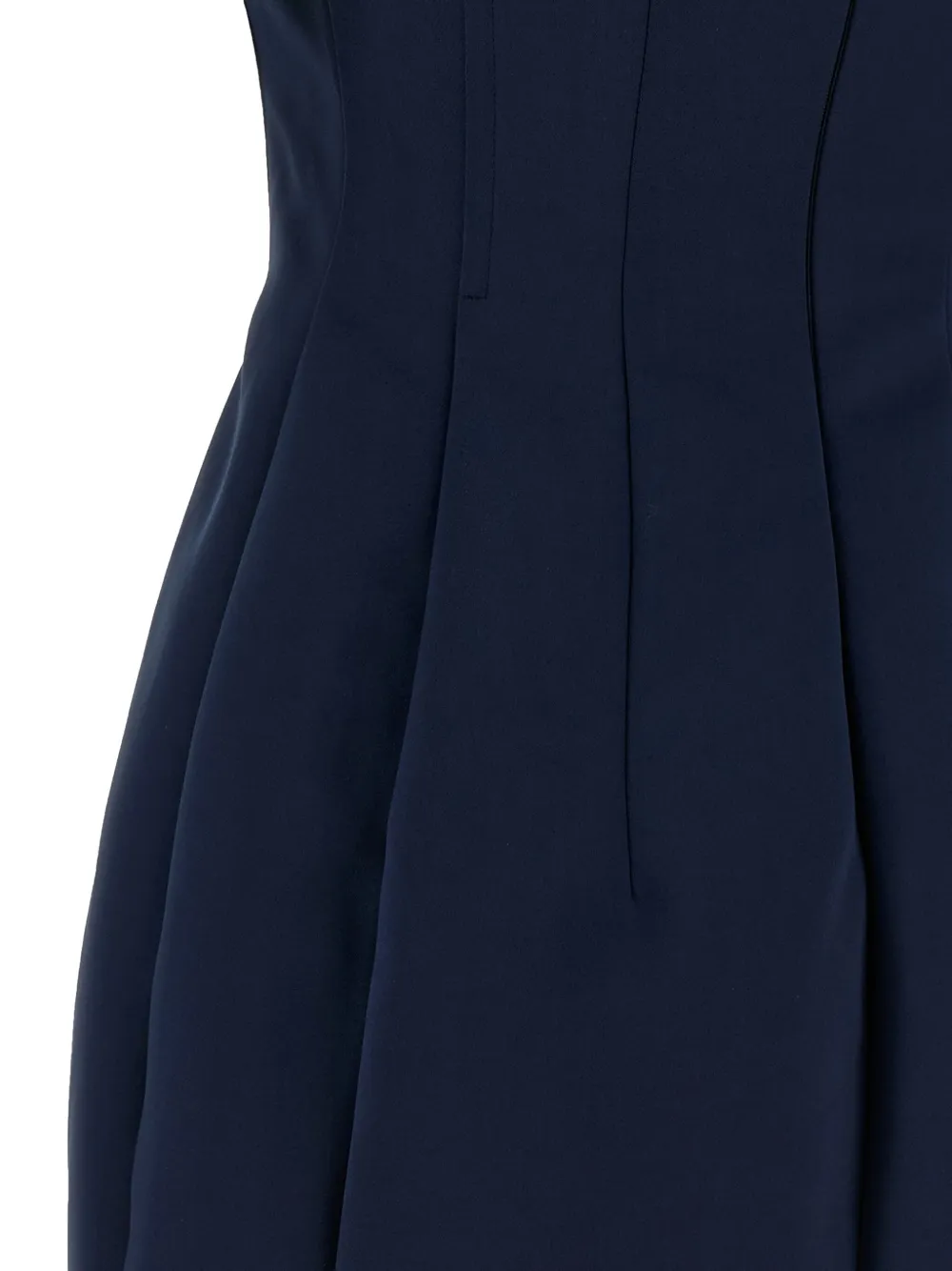 Elisabetta Franchi Off-shoulder jurk met bloemapplicatie Blauw
