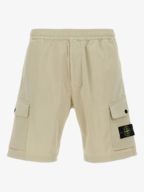Stone Island Compass-badge cargo shorts