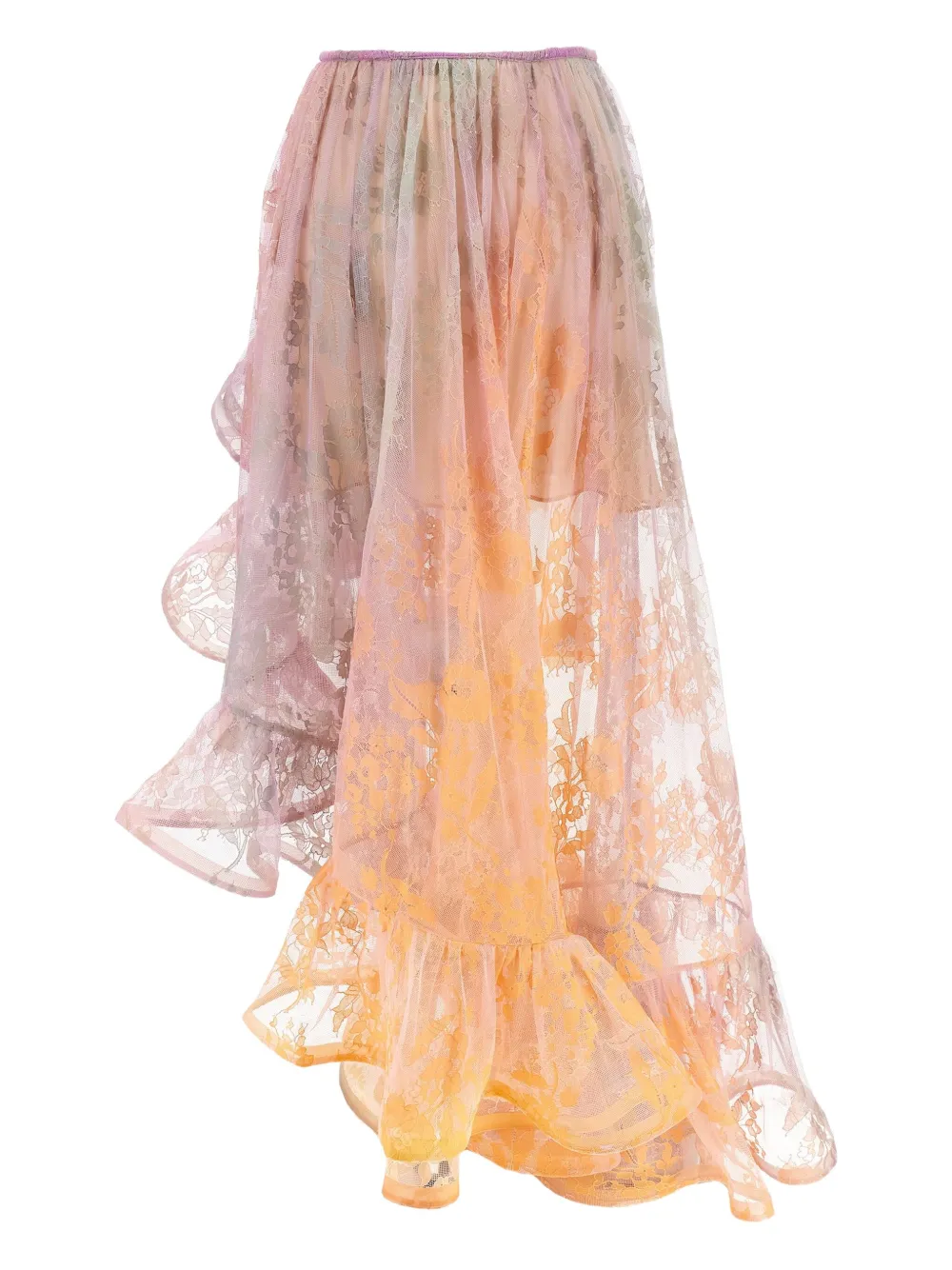 ZIMMERMANN Billow maxi-rok - Roze