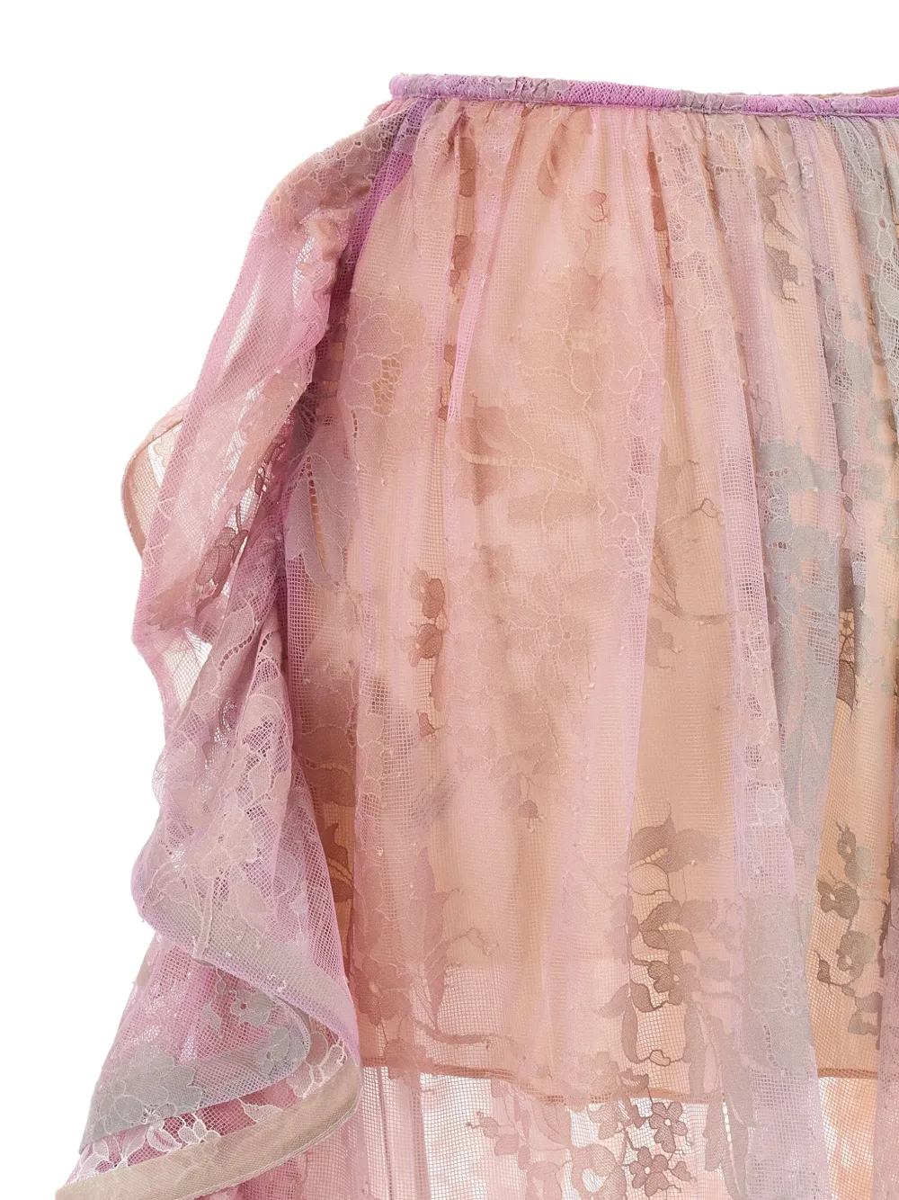 ZIMMERMANN Billow maxi-rok Roze
