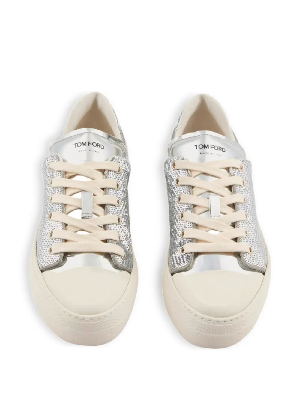 TOM FORD Sneakers verfraaid met pailletten Zilver