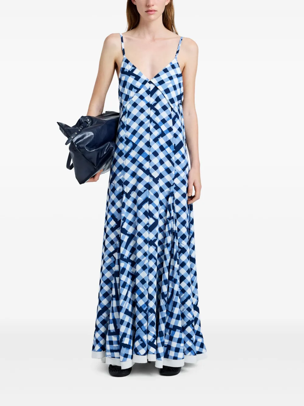 Proenza Schouler June maxi-jurk Blauw