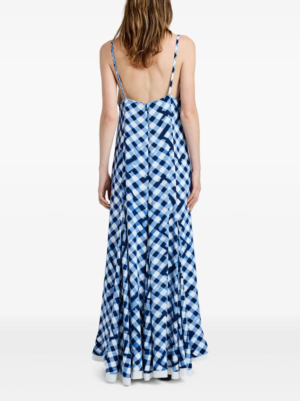 Proenza Schouler June maxi-jurk Blauw