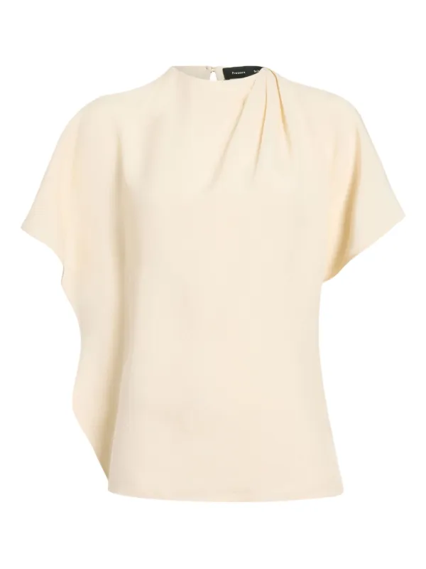 Proenza Schouler Etta Blouse in Neutrals