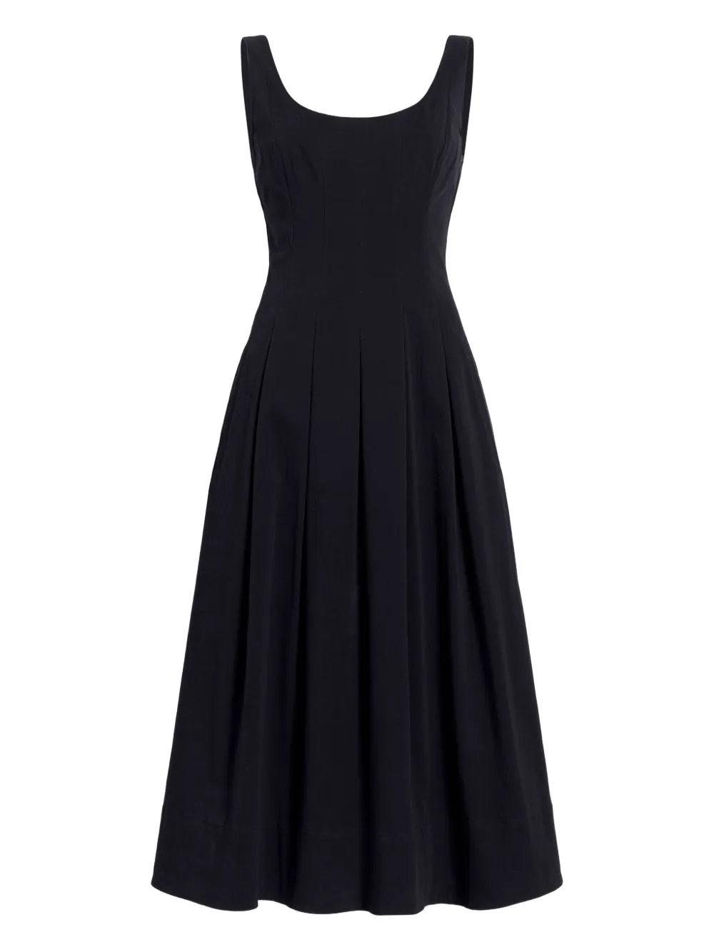 Proenza Schouler White Label Shelby Midi Dress In Black