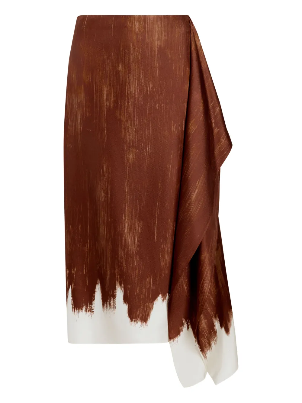 Proenza Schouler Amery midi-rok Bruin
