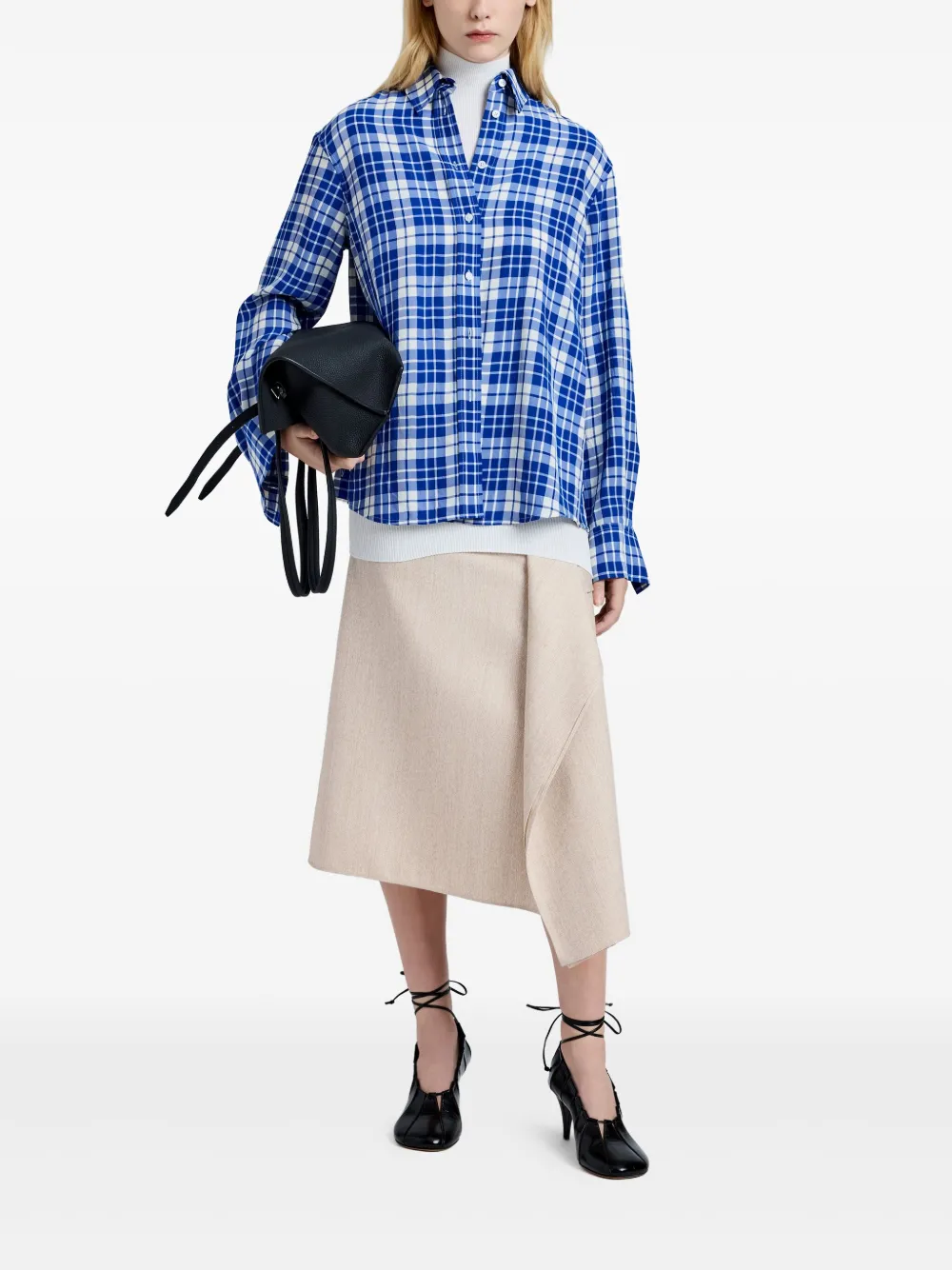 Proenza Schouler Bronwen blouse Blauw