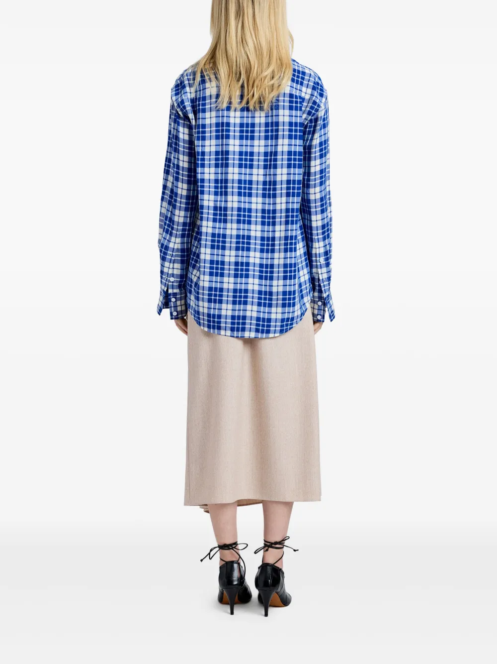 Proenza Schouler Bronwen blouse Blauw