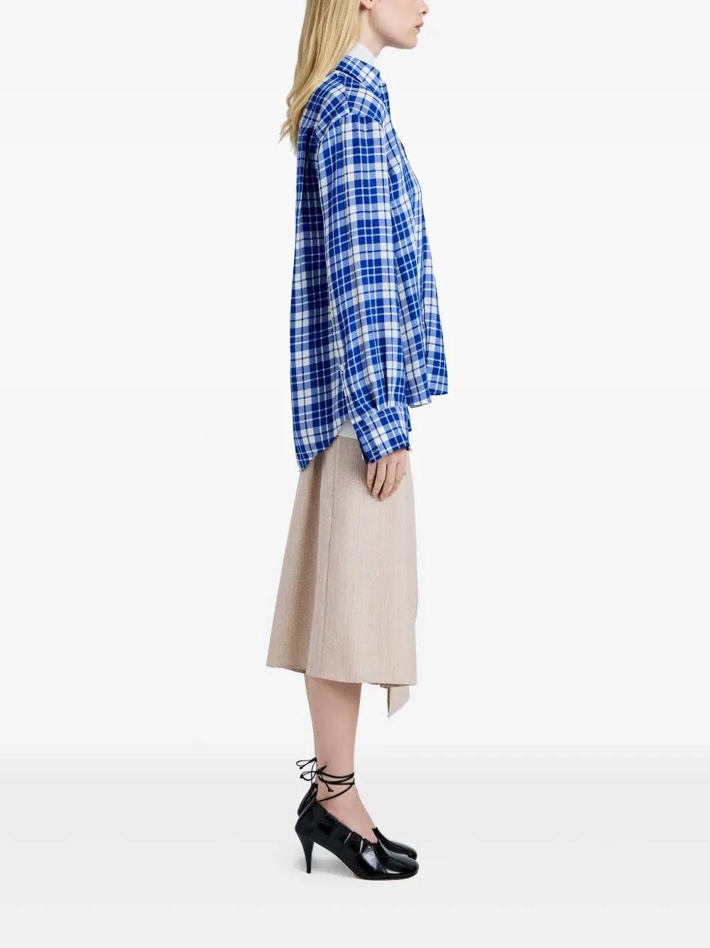 Proenza Schouler Bronwen blouse Blauw