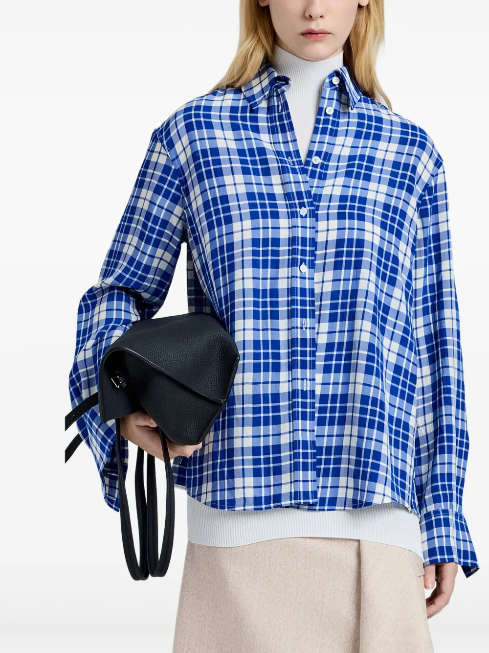 Proenza Schouler Bronwen blouse Blauw