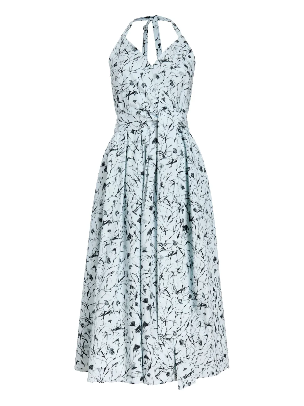 Proenza Schouler White Label Ellison midi dress | Blue | Image 1