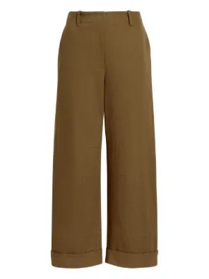 The Row Lilas パンツ | グリーン | FARFETCH JP