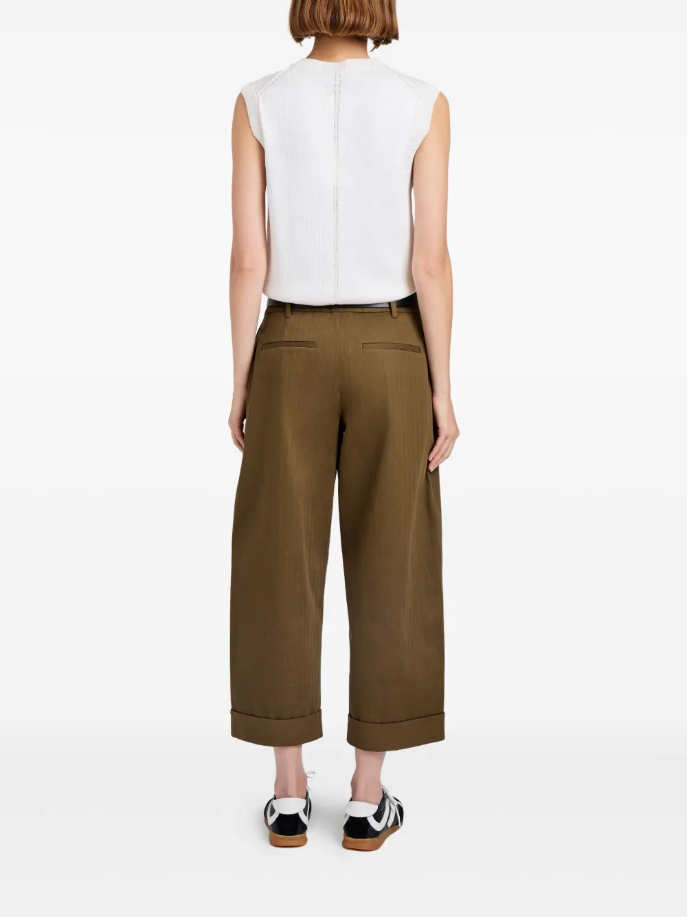 Proenza Schouler White Label Dori broek Bruin