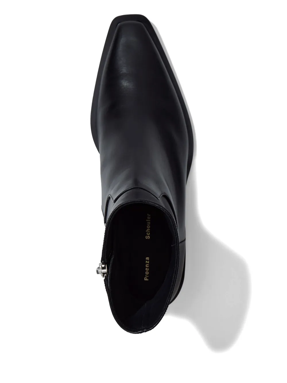 Proenza Schouler Pointed-toe Calf-leather Boots In Black
