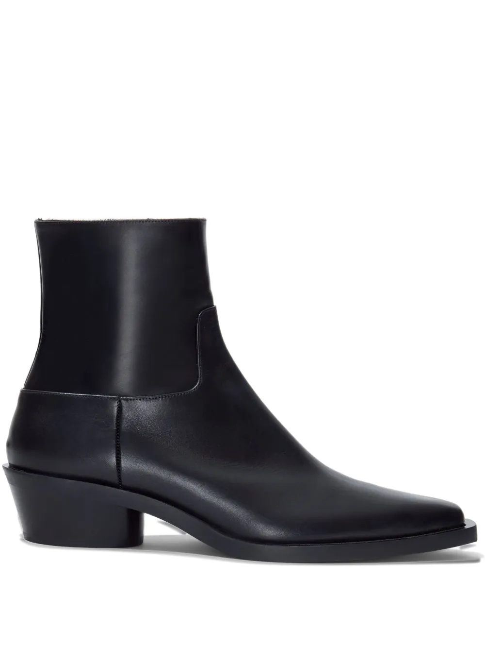 Proenza Schouler Pointed-toe Calf-leather Boots In Black