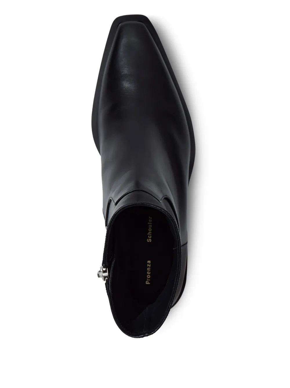 Proenza Schouler pointed-toe calf-leather boots Black